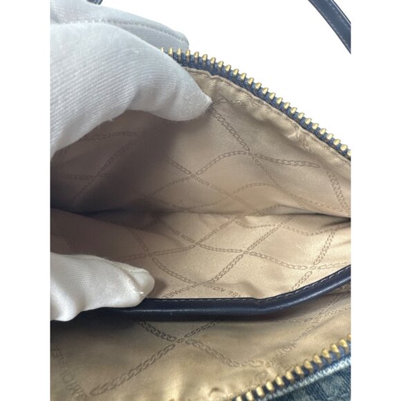 Michael Kors Denim & Canvas Convertible Crossbody Bag - Picture 10 of 14